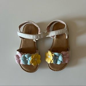 Harbor Caynon Toddlers Girl Floral Sandal size 8